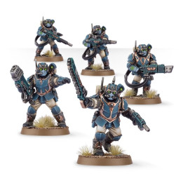 FIGURINES - Militarum Tempestus Scions - Militarum Tempestus Scions Command Squad