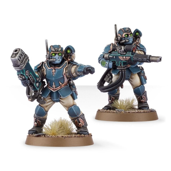 FIGURINES - Militarum Tempestus Scions - Militarum Tempestus Scions Command Squad