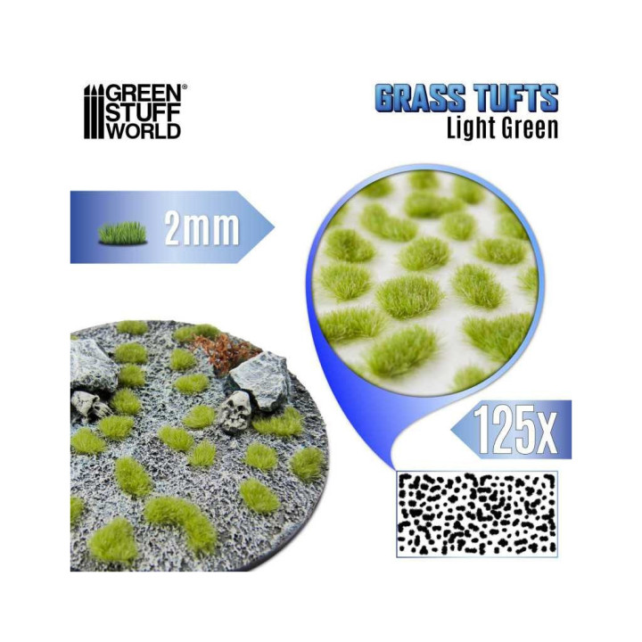 Green Stuff World - Touffes d'Herbe - 2mm - GIOCHI IN MINIATURA