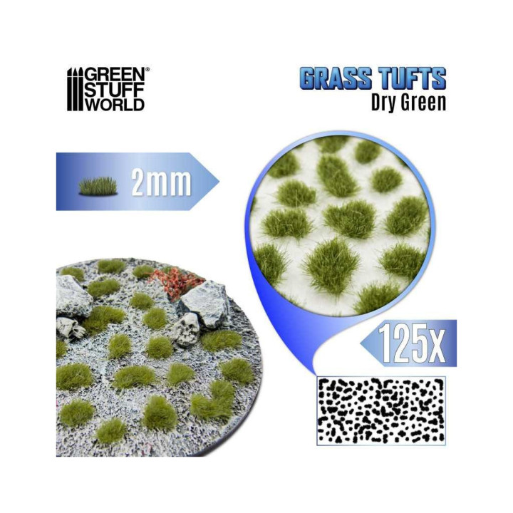 Green Stuff World - Touffes d'Herbe - 2mm - GIOCHI IN MINIATURA