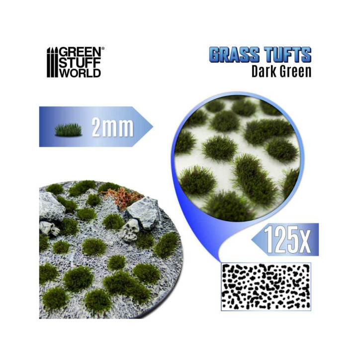 Green Stuff World - Touffes d'Herbe - 2mm - GIOCHI IN MINIATURA