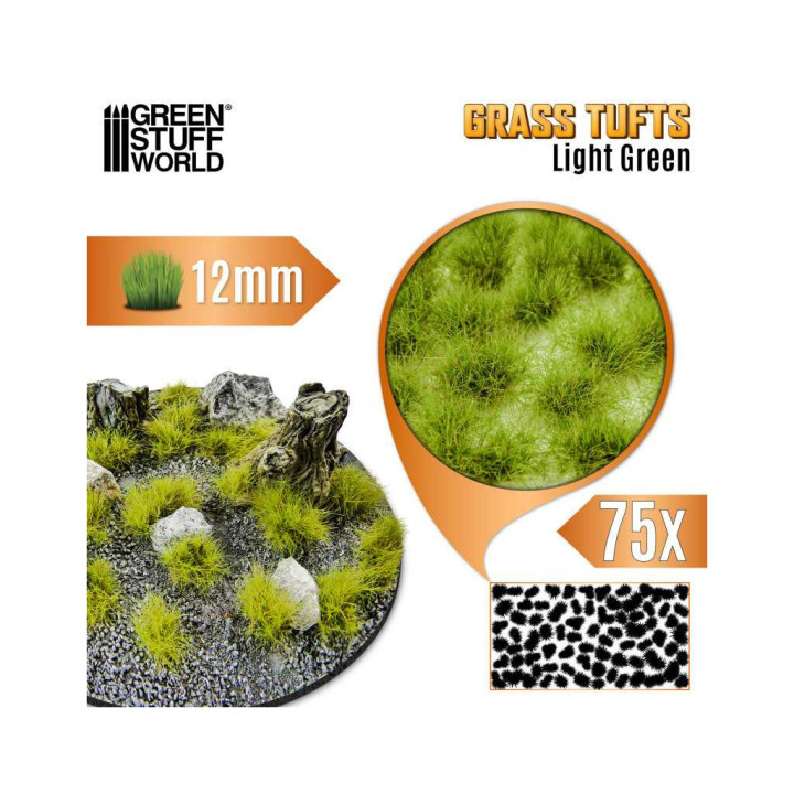 Green Stuff World - Touffes d'Herbe - 12mm _ FIGURENSPIELE