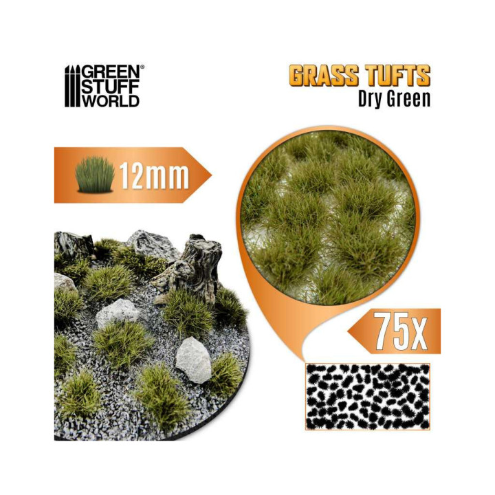 Green Stuff World - Touffes d'Herbe - 12mm _ FIGURENSPIELE