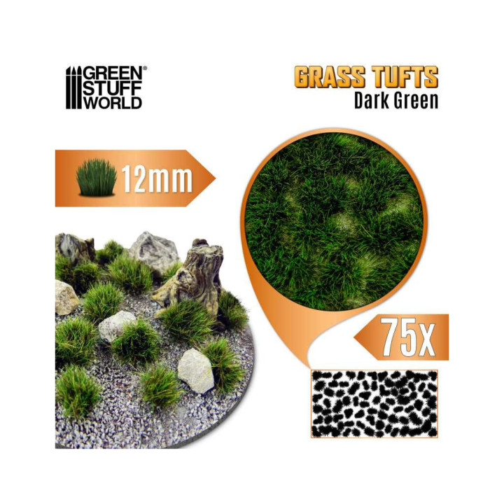 Green Stuff World - Touffes d'Herbe - 12mm _ FIGURENSPIELE