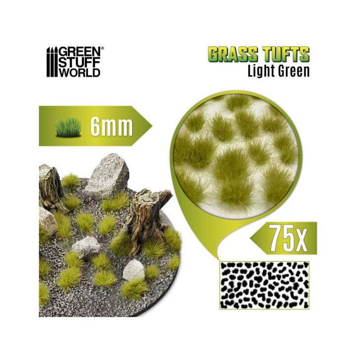 Green Stuff World - Touffes d'Herbe - 6mm - GIOCHI IN MINIATURA