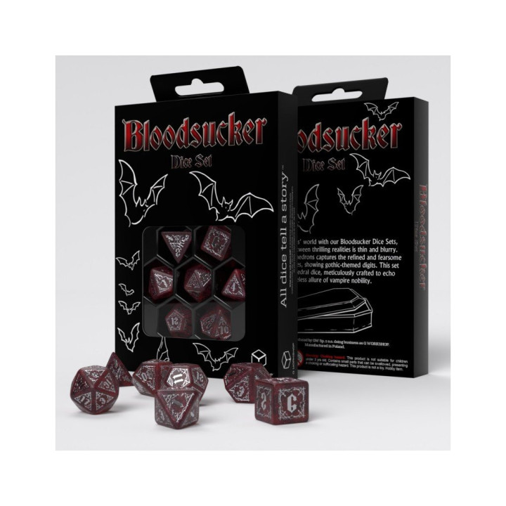 Bloodsucker Dice Set: Scarlet - ROLE-PLAYING