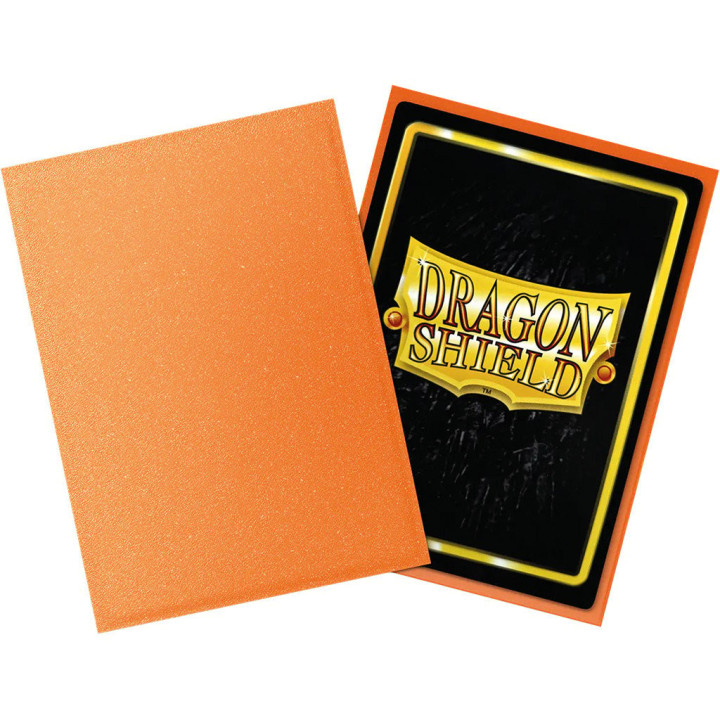 100 Dragon Shield Matte : Amber
