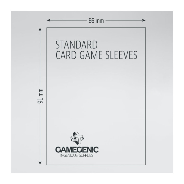 Gamegenic - Value Pack Standard 200 Sleeves - 66 x 91 mm