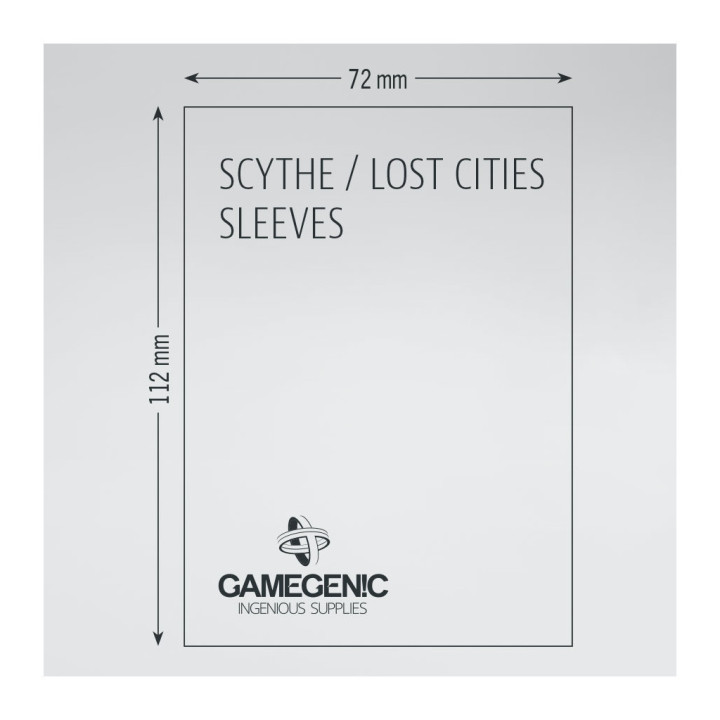 Gamegenic - MATTE - Scythe and/or Lost Cities Sleeves - 72 x 112 mm