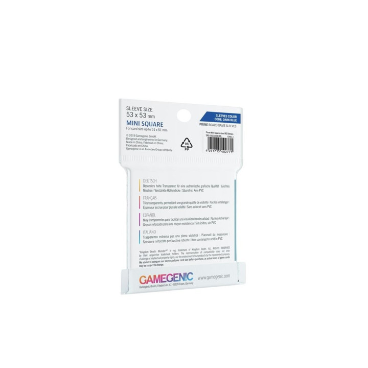 Gamegenic - 50 Prime Sleeves - 53x53