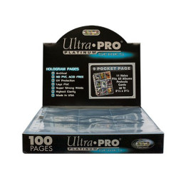 ACCESSOIRES - Feuilles de Classeur Platinum Series 9 Cases 11 Trous Ultra PRO