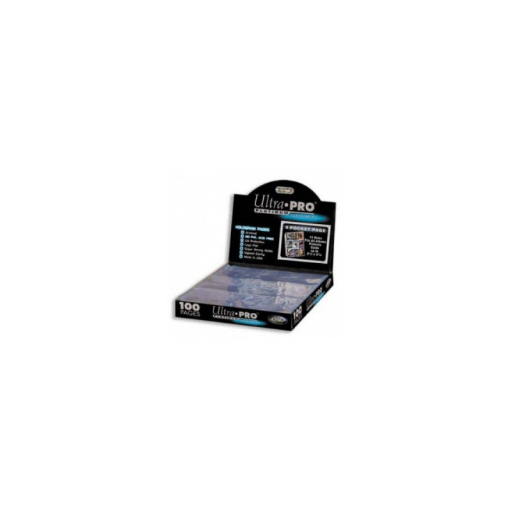 ACCESSOIRES - Feuilles de Classeur Platinum Series 9 Cases 11 Trous Ultra PRO