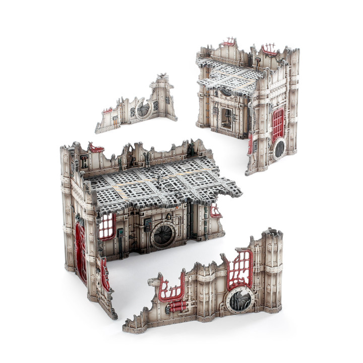 DÉCOR - Zone de Bataille: Manufactorum – Sous-cloître et Chapelle-dépôt