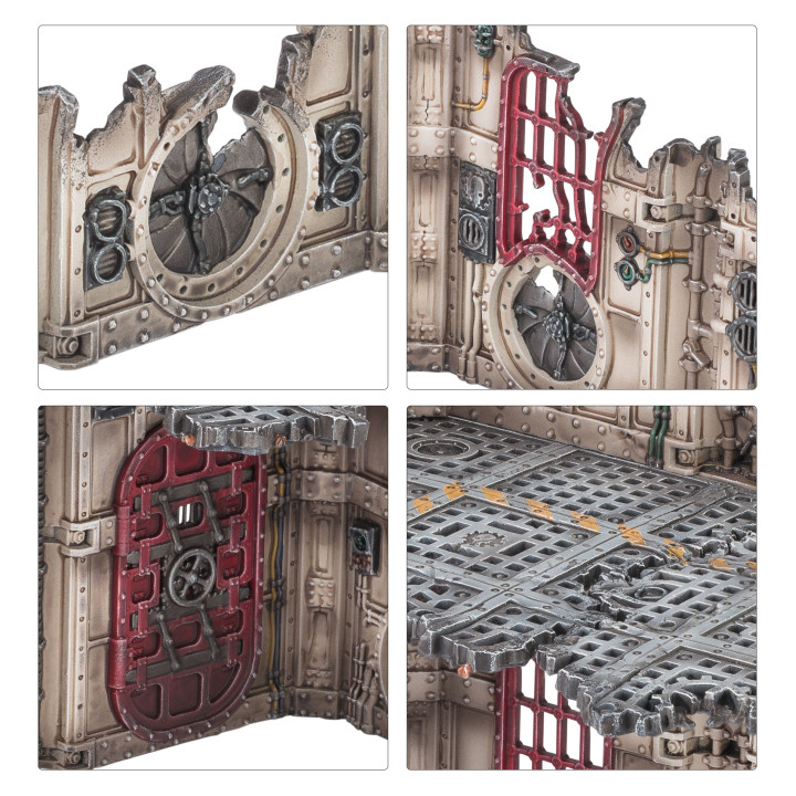 DÉCOR - Zone de Bataille: Manufactorum – Sous-cloître et Chapelle-dépôt