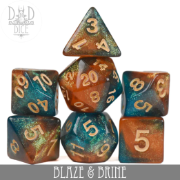 ACCESSOIRES : Blaze & Brine Dice Set