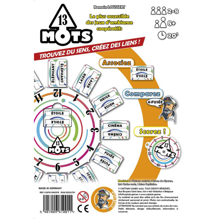 JEUX DE SOCIÉTÉ - 13 Mots