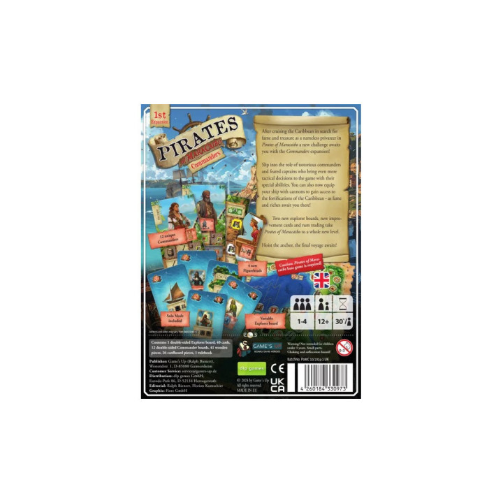 Pirates of Maracaibo - Commanders - GESELLSCHAFTSSPIELE