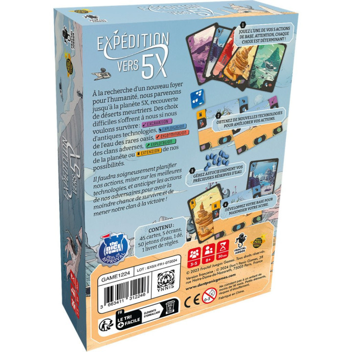 Expédition vers 5X - FAMILIENSPIELE