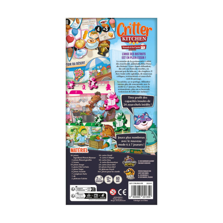 JEUX EN FAMILLE - Critter Kitchen - Stands à la Carte