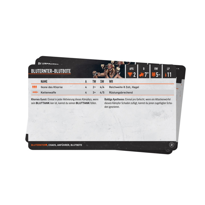 KILL TEAM - Kill Team: Munifisangs – Cartes Techniques