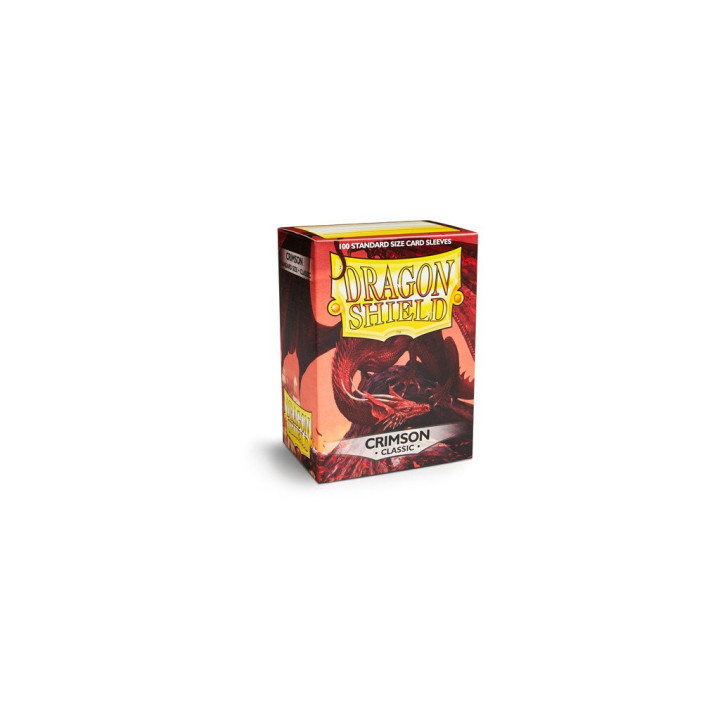 Dragon Shield - Standard 100 Sleeves : Couleur Crimson