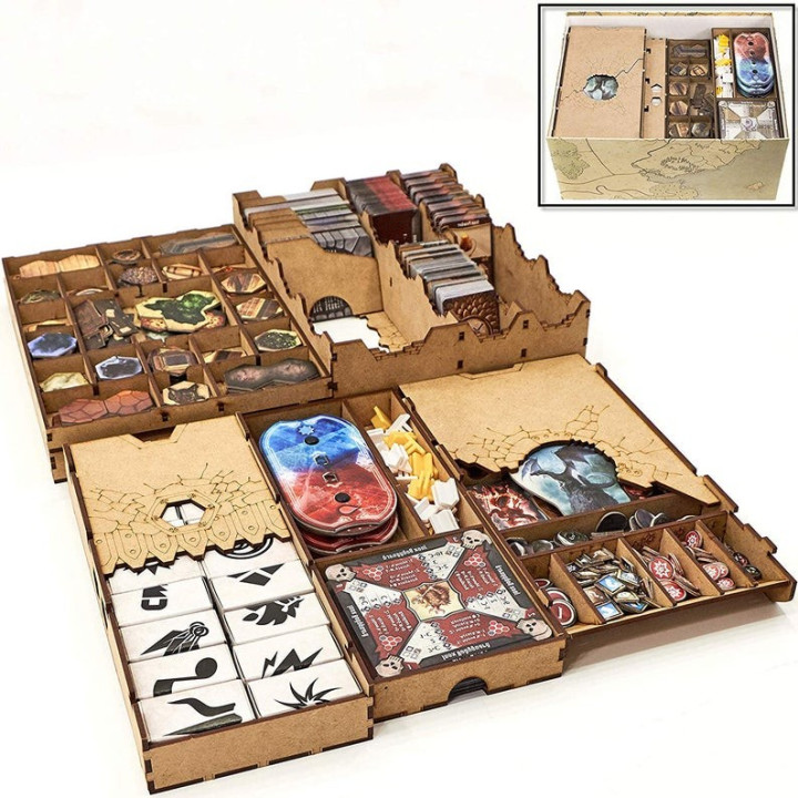 TowerRex wooden insert - Gloomhaven 2nd edition - BOARD GAMES