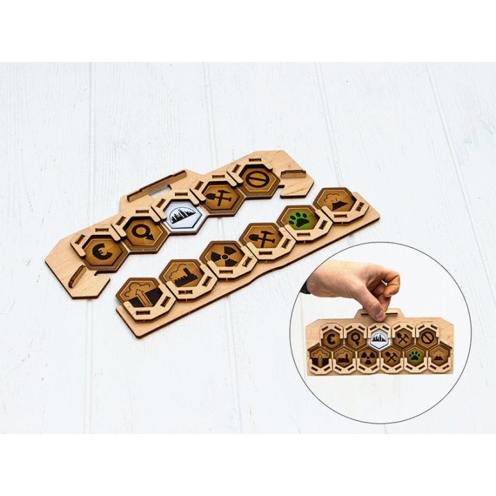 TowerRex Wooden Insert - Terraforming Mars - BOARD GAMES