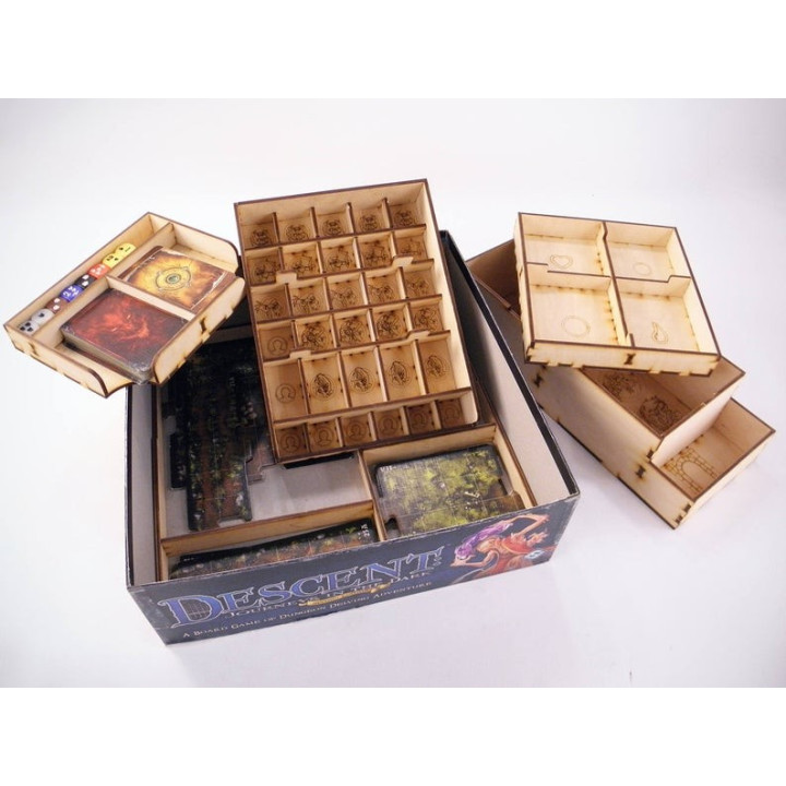 TowerRex Wooden Insert - Descent - BOARD GAMES
