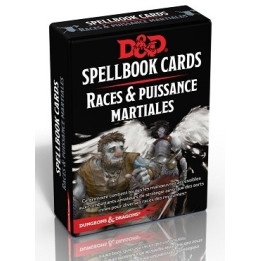JEUX DE SOCIÉTÉ - Dungeons & Dragons 5e - Spellbook Cards - Puissance Martiale & Races