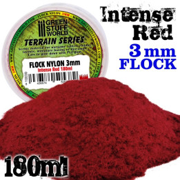 Static Grass 3 mm - Intense Red - 180ml - STATIC GRASS