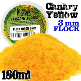 HERBE STATIQUE - Herbe Statique 3 mm - Jaune Canari - 180ml