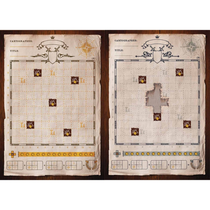 Cartographers - An epic in the world of Roll Player - EXPERT GAMES