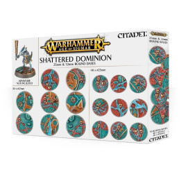 Shattered Dominion : socles ovales de 25mm et 32mm - BASI DI FIGURE
