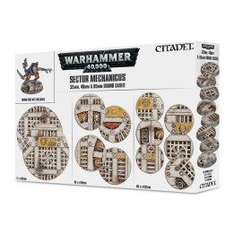 Sector Mechanicus: round bases of 25mm, 40mm and 65mm - BASES FOR MINIATURES