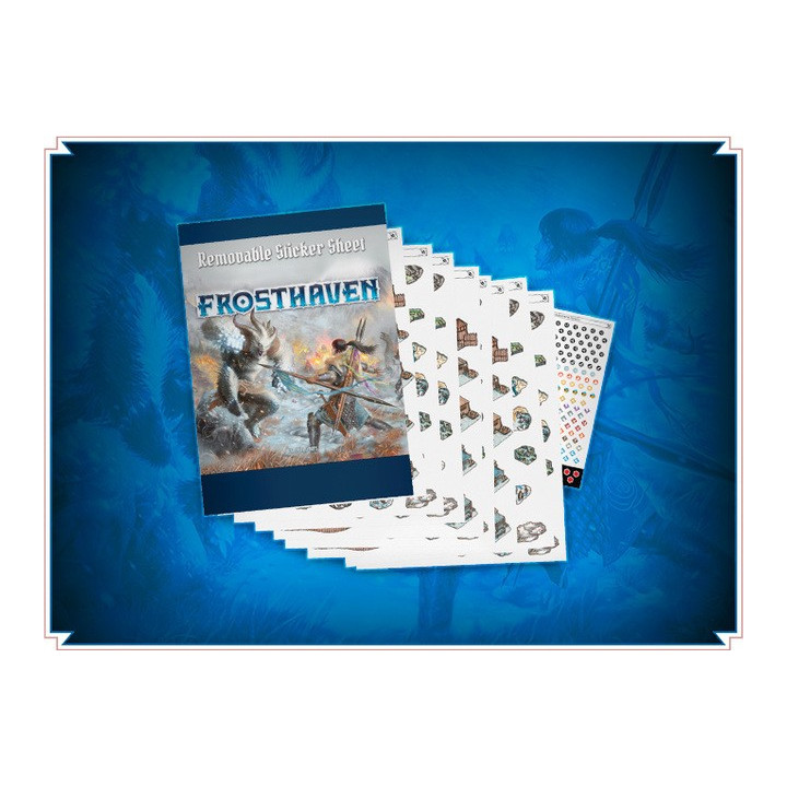 Frosthaven: Removable Sticker Set - Kickstarter - GESELLSCHAFTSSPIELE