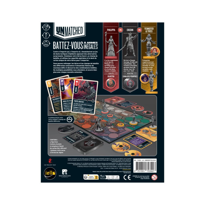 Unmatched: The Witcher: Fall of the Kingdoms - BOARD GAMES