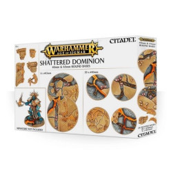 Shattered Dominion: round bases of 40mm and 65mm - BASES FOR MINIATURES