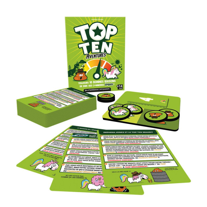 Top Ten Adventures - BOARD GAMES