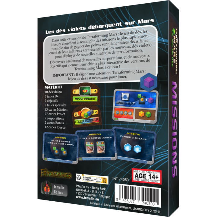 Terraforming Mars - Le Jeu de Dés: Missions - GIOCHI DA TAVOLO