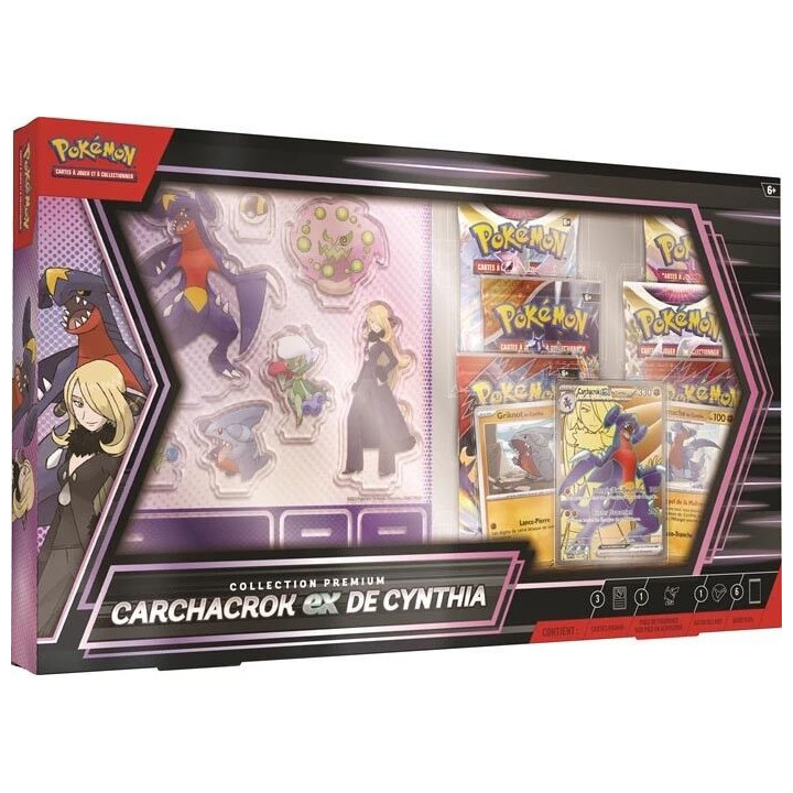 POKÉMON – JEU DE CARTES : Coffret Pokémon Premium Carchacrok Ex de ...