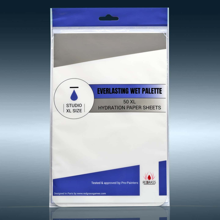A TRIER - 50 x hydration paper sheets for Studio XL wet palette
