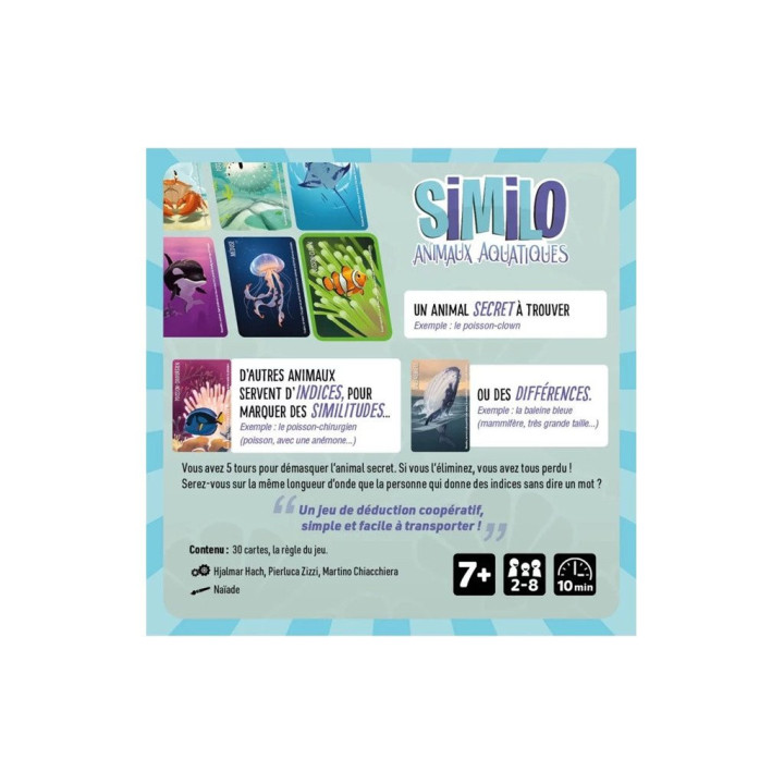 Similo : Animaux Aquatiques - GIOCHI DA TAVOLO