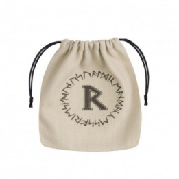 BOURSE - Sac à Dés - Runique beige & noir