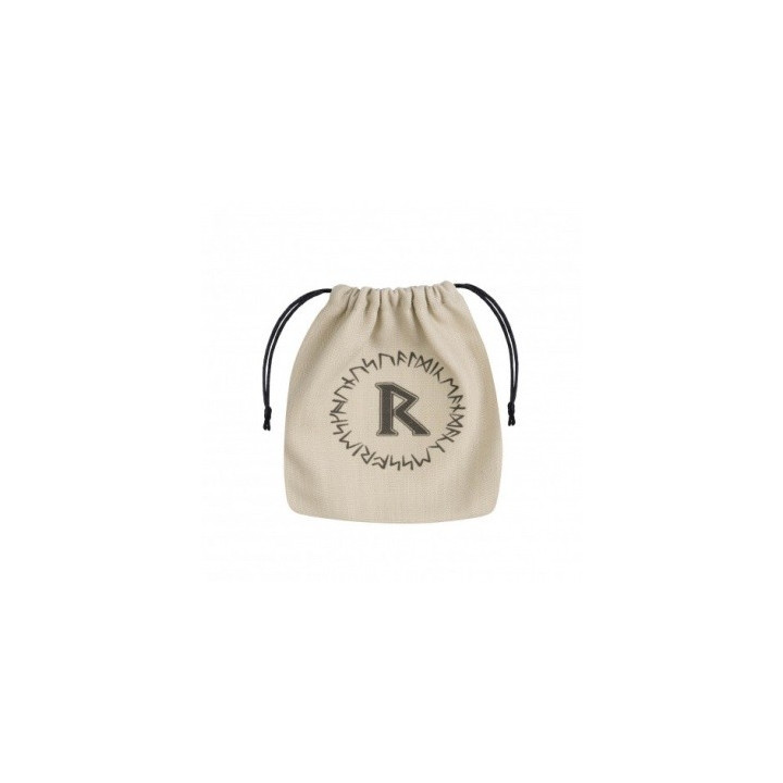 BOURSE - Sac à Dés - Runique beige & noir