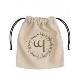 BOURSE - Sac à Dés - Elfe beige & noir