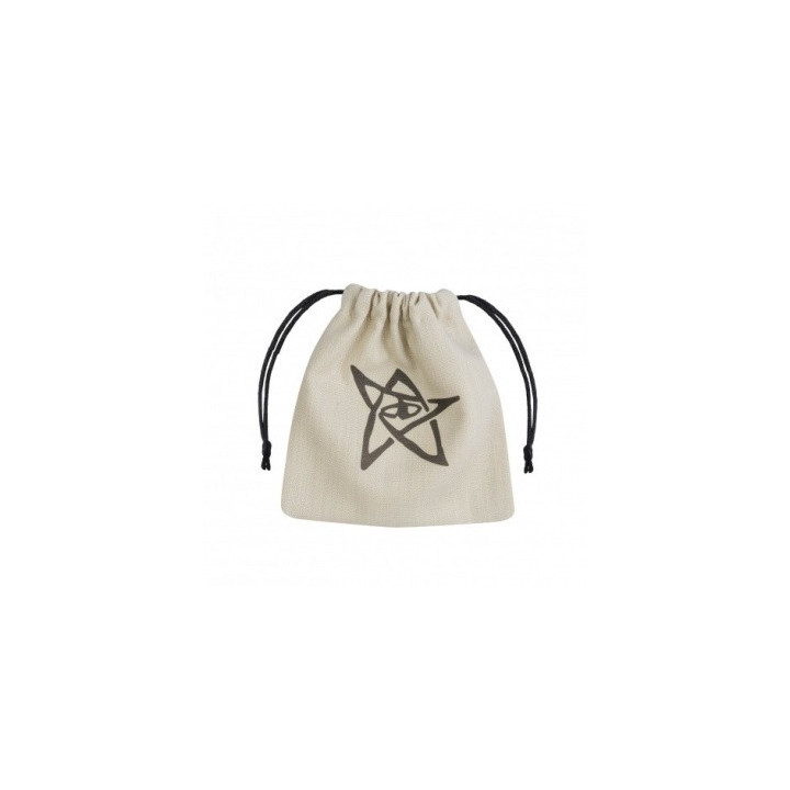 BOURSE - Sac à Dés - Appel de Cthulhu beige & noir