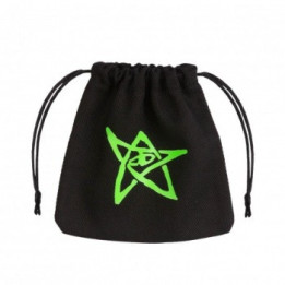 BOURSE - Sac à Dés - Appel de Cthulhu noir & vert