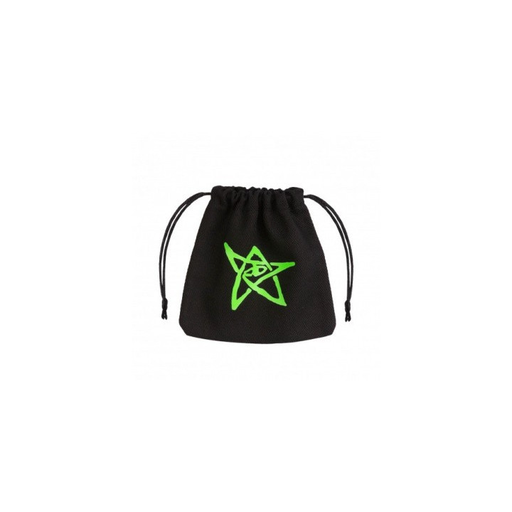 BOURSE - Sac à Dés - Appel de Cthulhu noir & vert