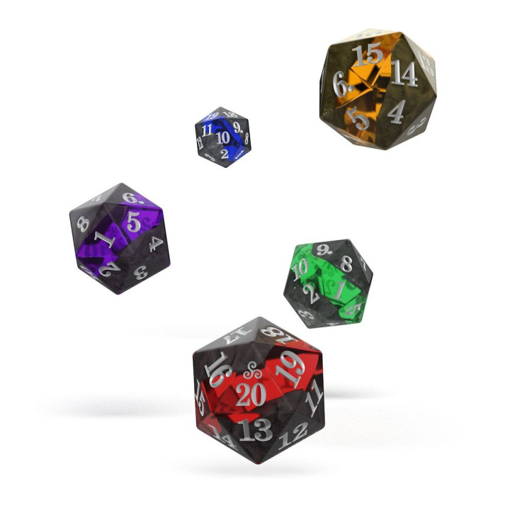 ENCLAVE - Oakie Doakie Dice - Set of 5 D20 Spindown - TO SORT