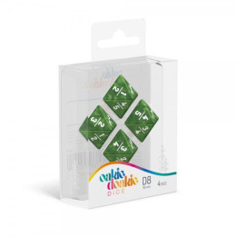 (not finished) GOYF MARBLE - Oakie Doakie Dice - Set of 4 D8 18mm - Dice